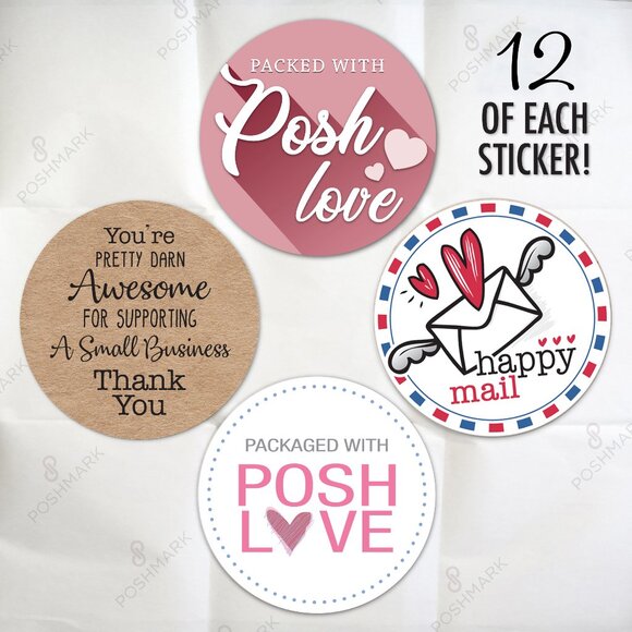 Design by Me Other - Posh Sticker Variety Pack (48ct) - Must Bundle